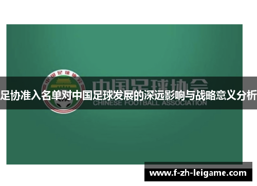 足协准入名单对中国足球发展的深远影响与战略意义分析